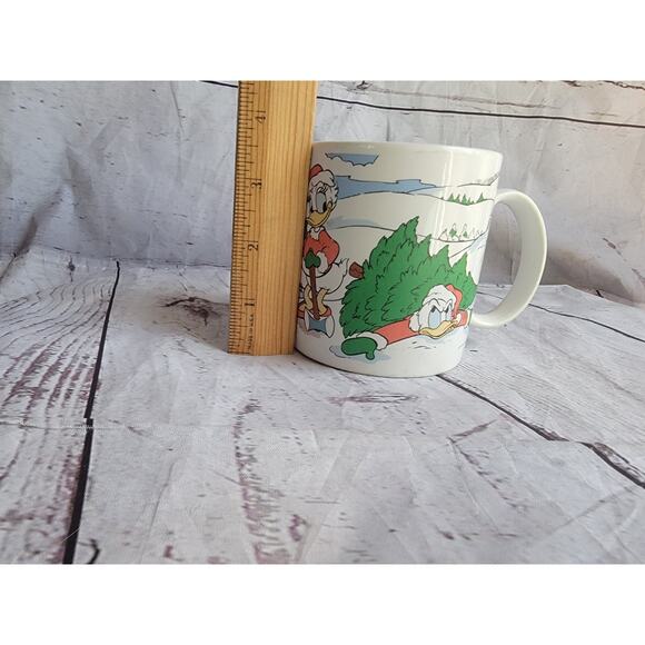 Donald Daisy Duck Holiday Applause Coffee Mug Walt Disney Christmas Vintage 1988 - Picture 8 of 8
